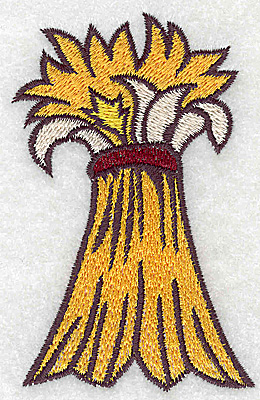 Embroidery Design: Bale of wheat 2.43w X 3.78h