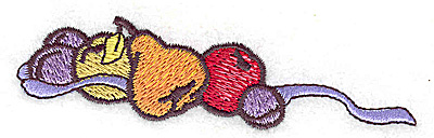 Embroidery Design: Fruit 3.89w X 1.04h