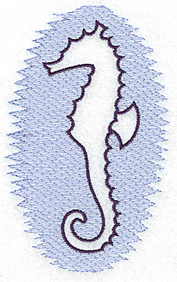 Embroidery Design: Sea horse Trapunto large  3.07w X 4.97h
