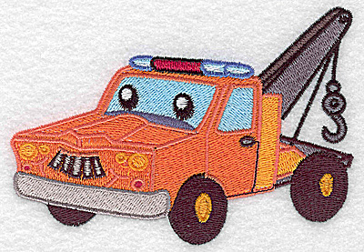 Embroidery Design: Tow truck large 4.98w X 3.49h