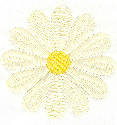 Embroidery Design: Daisy large 3.06w X 3.06h