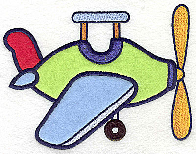 Embroidery Design: Toy airplane three appliques 6.52w X 4.98h