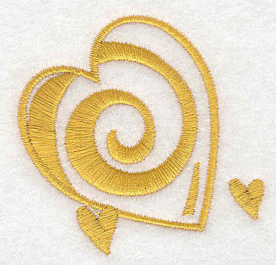 Embroidery Design: Heart trio 2.52w X 2.46h