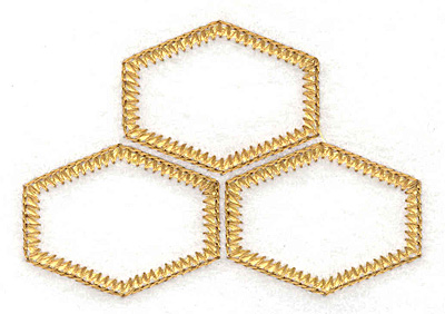 Embroidery Design: Honeycomb B 3.09w X 2.15h