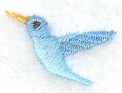 Embroidery Design: Bluebird 1.01w X 0.66h