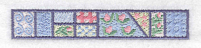 Embroidery Design: Decorative baby border 3.86w X 0.67h