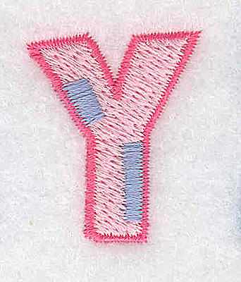 Embroidery Design: Y small 1.03w X 1.26h