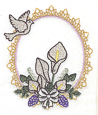 Embroidery Design: Forever Wedding design small 3.25w X 3.86h
