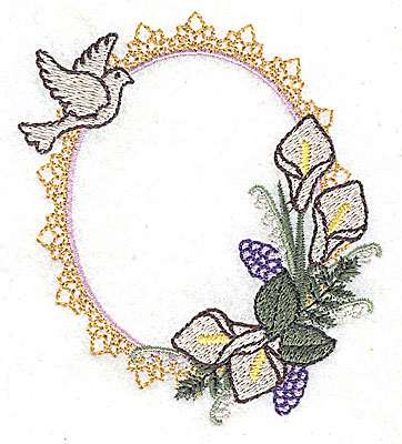 Embroidery Design: To Have and To Hold Wedding design small 3.40w X 3.89h