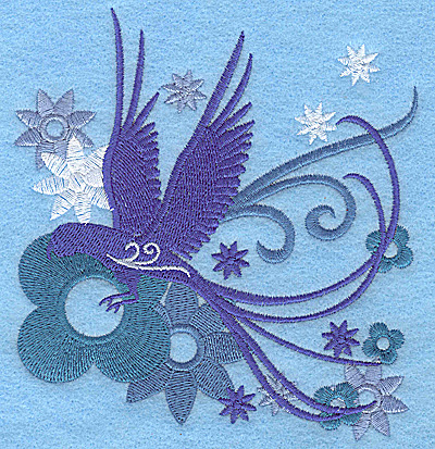 Embroidery Design: Wings of Fantasy C large 4.62w X 4.96h