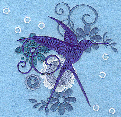 Embroidery Design: Wings of Fantasy E large 4.83w X 4.96h
