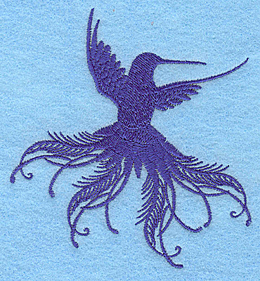 Embroidery Design: Bird B 3.61w X 3.89h