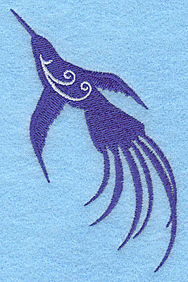 Embroidery Design: Bird D 2.46w X 3.88h