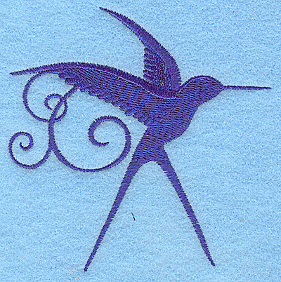 Embroidery Design: Bird E 3.82w X 3.87h