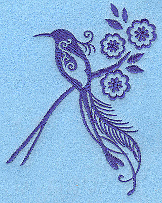 Embroidery Design: Bird G 3.05w X 3.86h