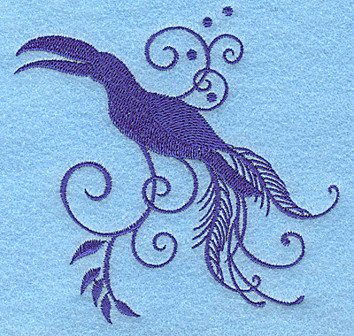 Embroidery Design: Bird H 3.87w X 3.81h