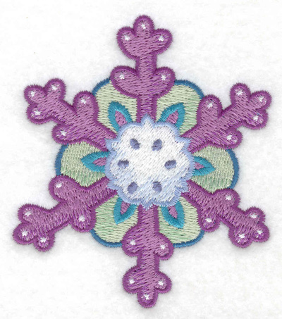 Embroidery Design: Snowflake 9 3.18w X 3.64h