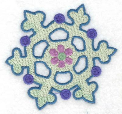 Embroidery Design: Snowflake 10 3.53w X 3.29h