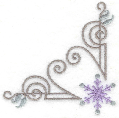 Embroidery Design: Pattern with snowflake 3.54w X 3.54h