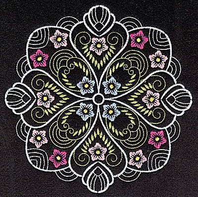 Embroidery Design: Quilt Design 3 large 6.96w X 6.96j