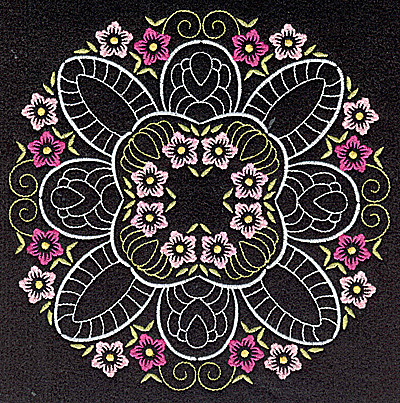Embroidery Design: Quilt Design 6 large 6.97w X 6.97h