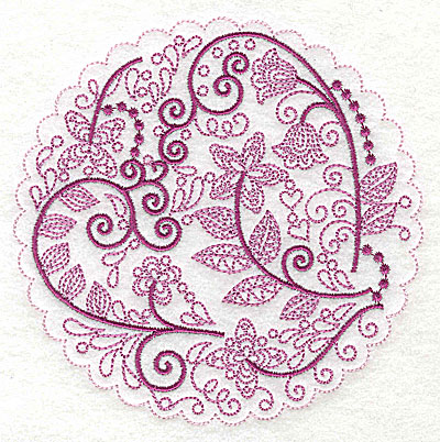 Embroidery Design: Whimsical Flowers H large 4.98w X 4.97h