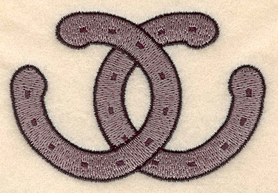 Embroidery Design: Horseshoes 3.45w X 2.30h