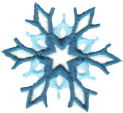 Embroidery Design: Elegant Snowflake2.49" x 2.20"
