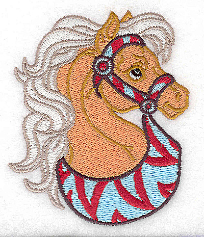 Embroidery Design: Carousel Horse 1 2.98w X 3.52h