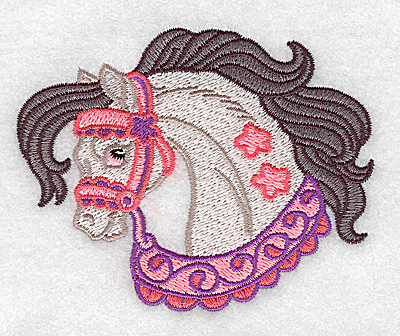 Embroidery Design: Carousel Horse 3 3.89w X 3.11h