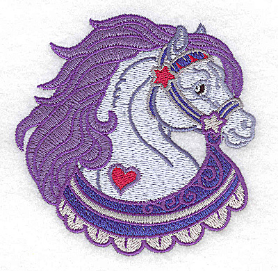 Embroidery Design: Carousel Horse 9  3.56w X 3.57h