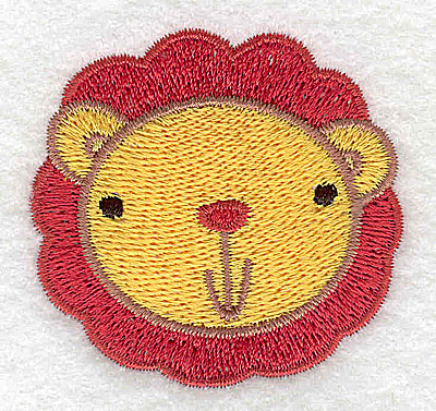 Embroidery Design: Lion head 2.11w X 2.02h