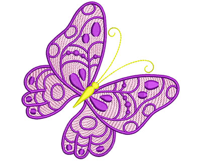 Embroidery Design: Mylar Magic Butterfly 4 Large 4.96w X 4.97h