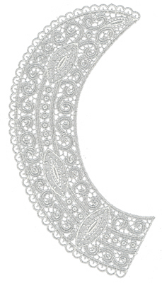 Embroidery Design: Lace Large 15.55" x 10.24"