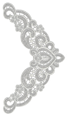 Embroidery Design: Lace Medium 35.66" x 10.16"