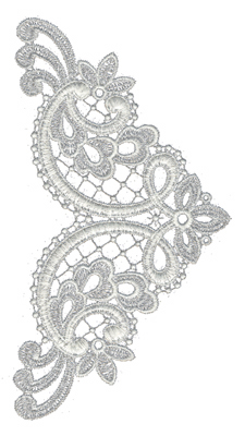 Embroidery Design: Lace Medium 44.15" x 10.16"