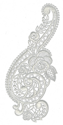 Embroidery Design: Lace Large 44.4" x 9.59"