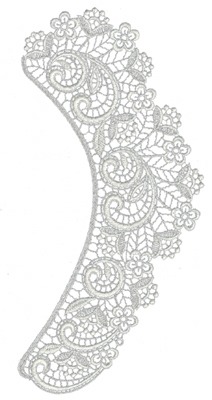 Embroidery Design: Lace Jumbo 75.68" x 11.8"