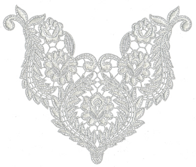 Embroidery Design: Lace Medium 98.26" x 6.9"