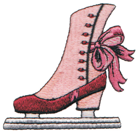 Embroidery Design: Lady's Ice-Skate2.90" x 2.85"