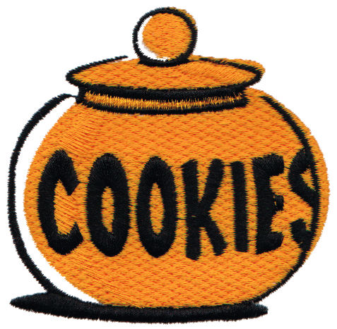 Embroidery Design: Cookie Jar3.13" x 3.02"