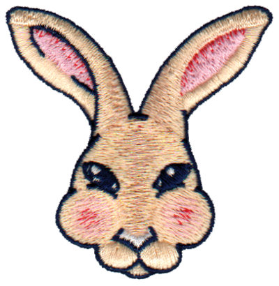 Embroidery Design: Rabbit Head1.87" x 3.24"