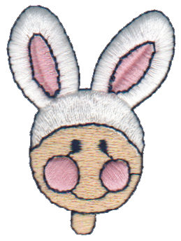 Embroidery Design: Rabbit Ears1.69" x 2.21"