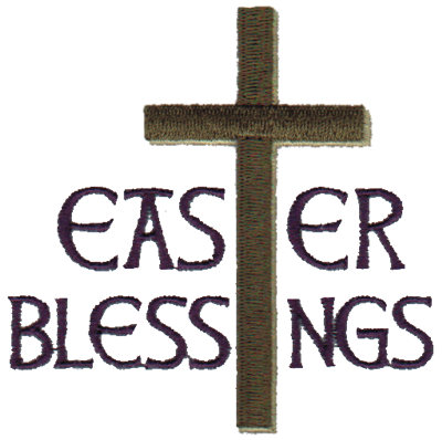 Embroidery Design: Easter Blessings3.33" x 3.28"