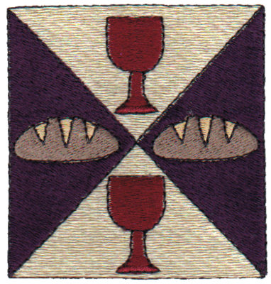 Embroidery Design: Communion Quilt Square2.96" x 3.06"