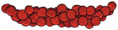 Embroidery Design: Gravel (Rocks)4.24" x 1.01"
