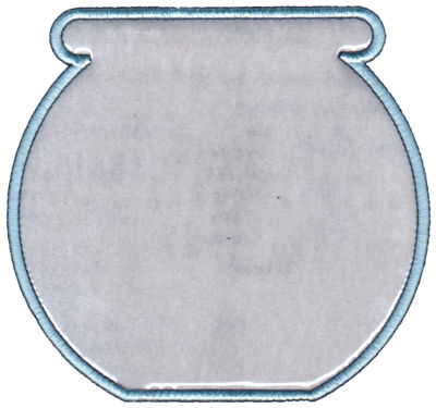 Embroidery Design: Fish Bowl (Lg)6.07" x 5.69"