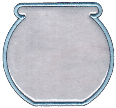 Embroidery Design: Fish Bowl (Sm)4.54" x 4.25"
