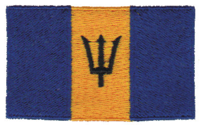 Embroidery Design: Barbados2.54" x 1.52"