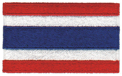 Embroidery Design: Thailand2.54" x 1.51"